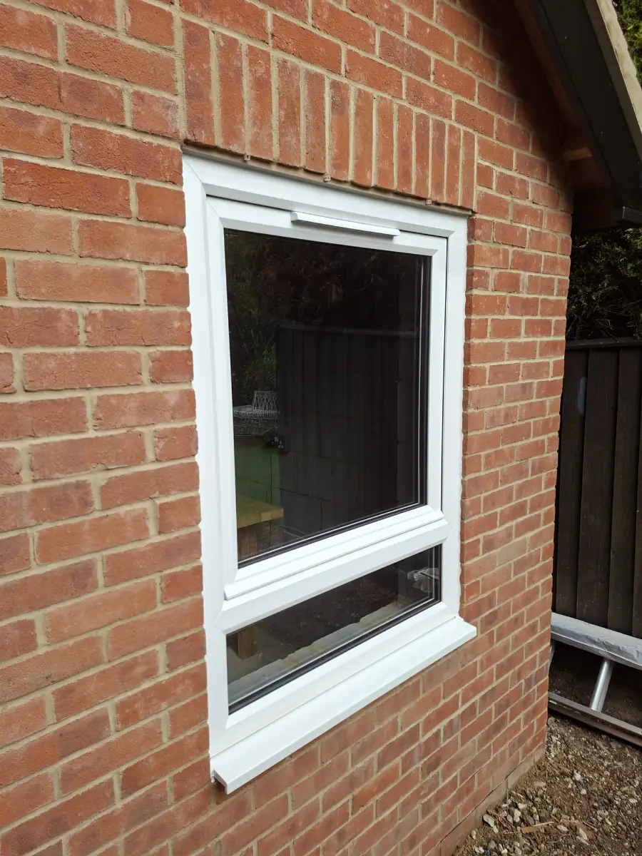 New window fitted in the Chiseldon garden building