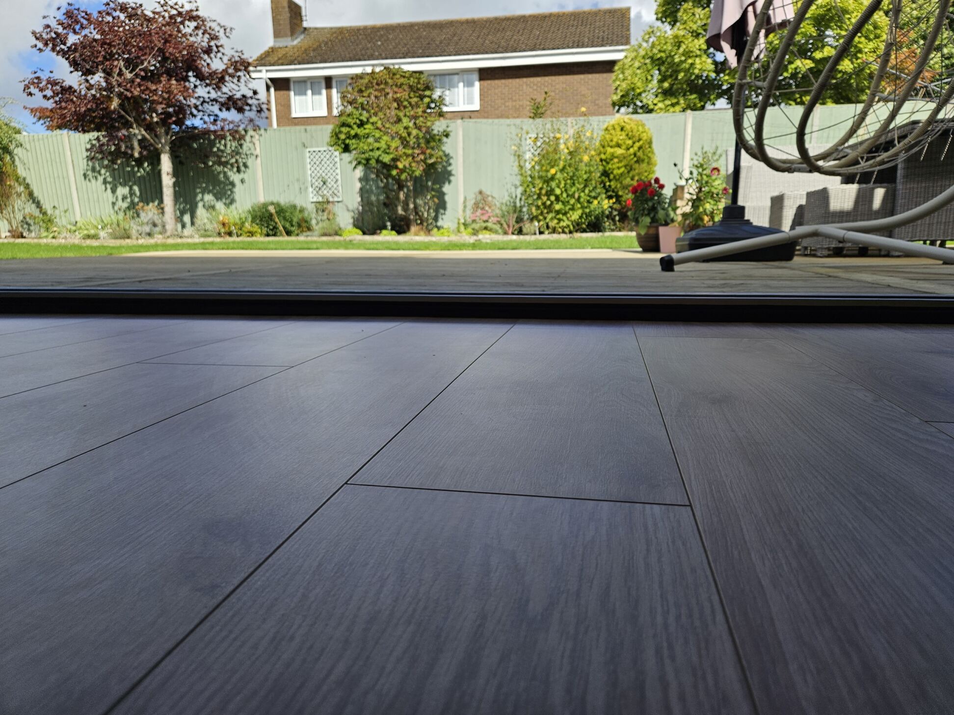 Patio installation